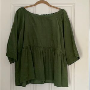 Maeve by Anthropologie babydoll swing top